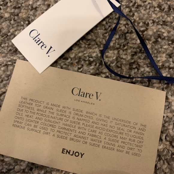 Clare V Foldover Clutch with tabs - Picture 6 of 12